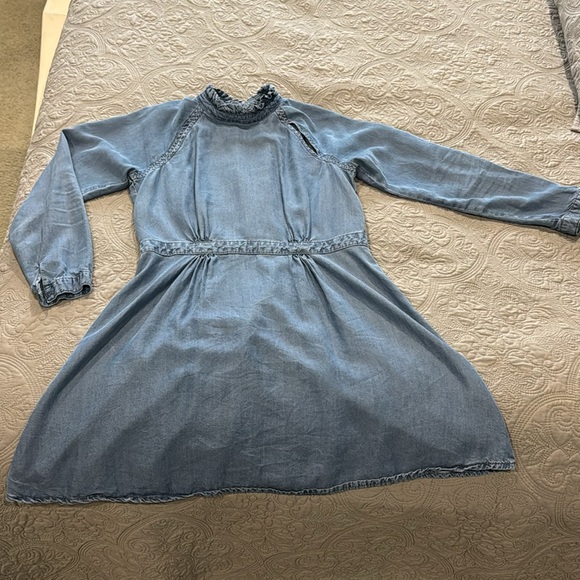 ASOS DENIM BACKLESS DRESS - Picture 3 of 8